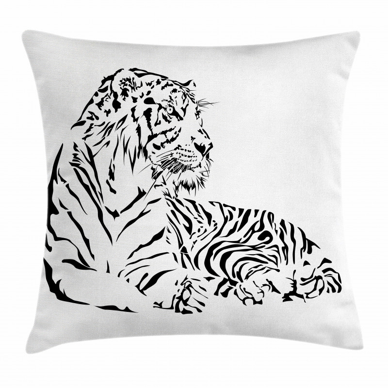 Safari Animal Sitting Pillow Cover