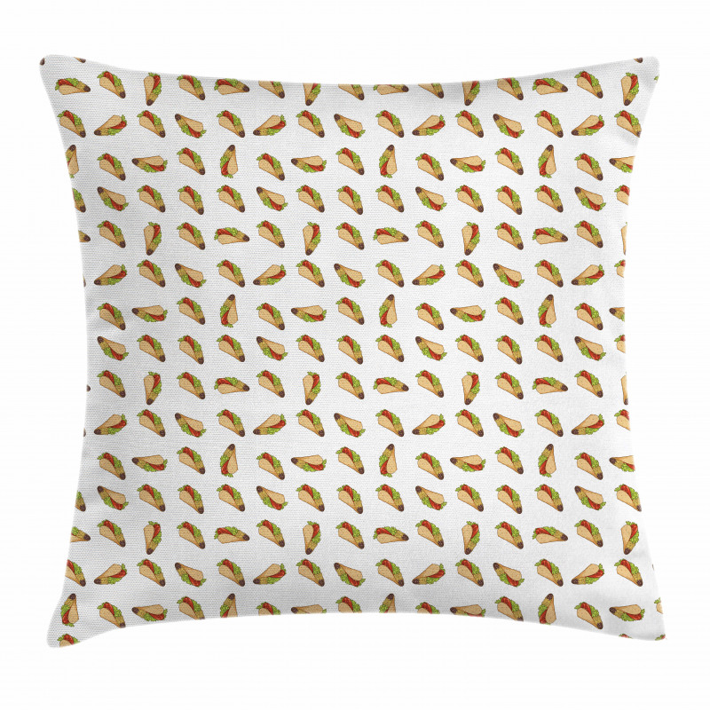 Traditional Food Concept Pillow Cover