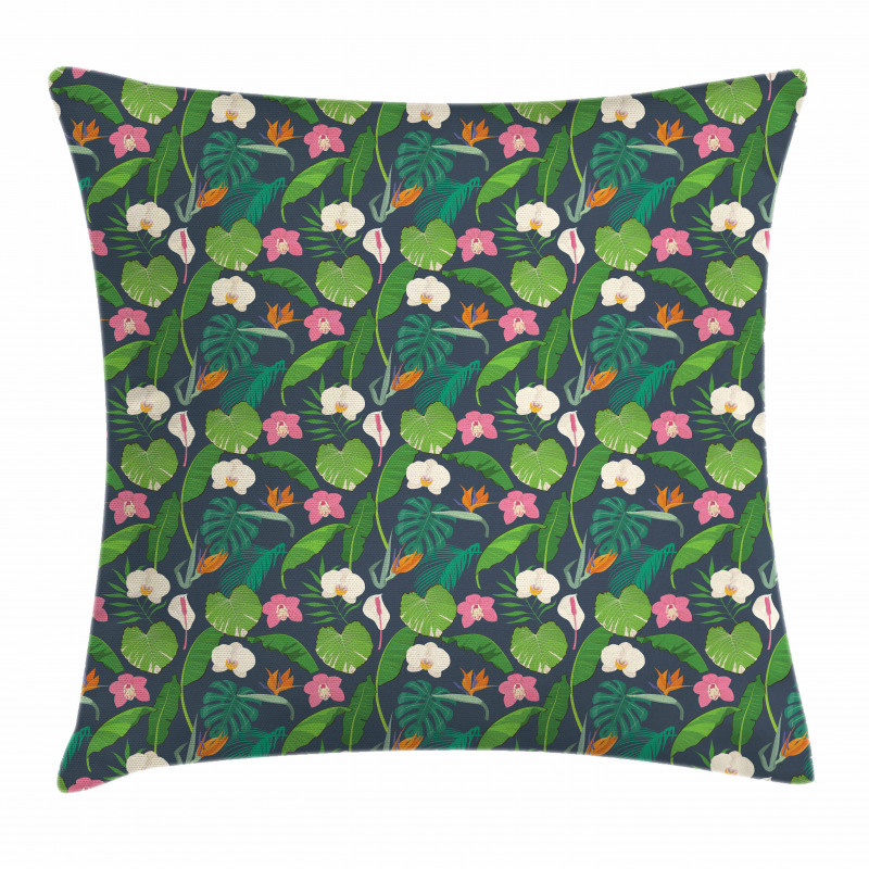 Exotic Island Jungle Hawaii Pillow Cover