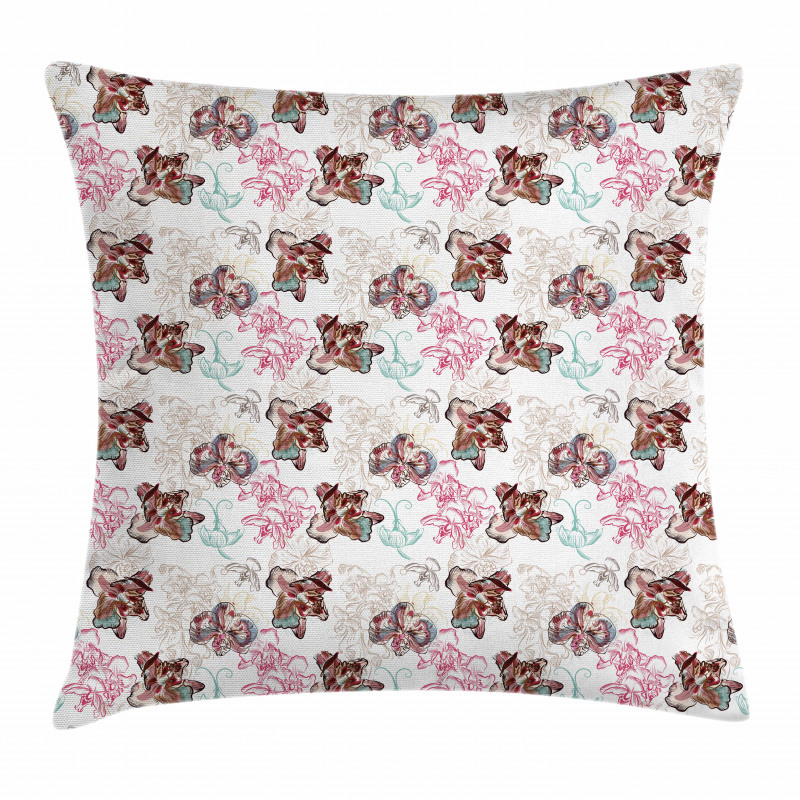 Nostalgic Romantic Artwork Pillow Cover