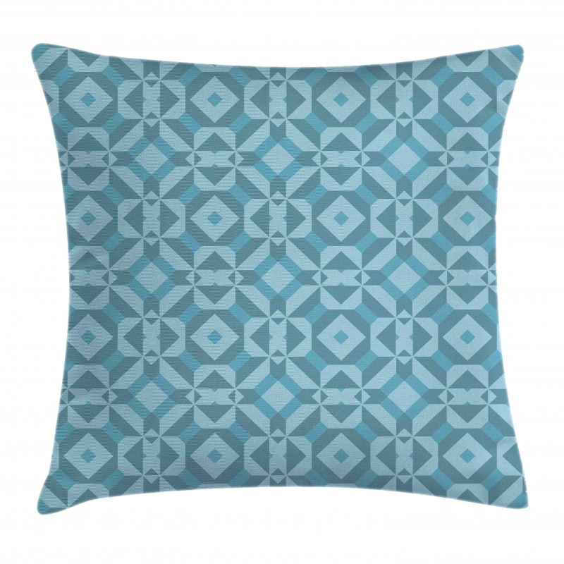 Geometric Vintage Lattice Grid Pillow Cover