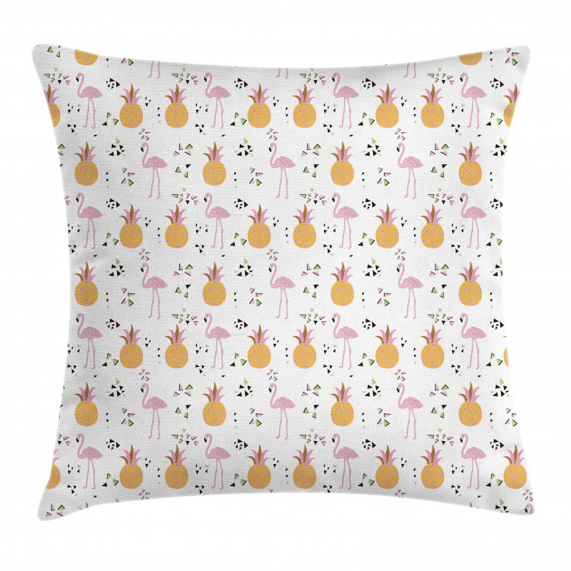 Tropical Animal Pineapples Pillow Cover