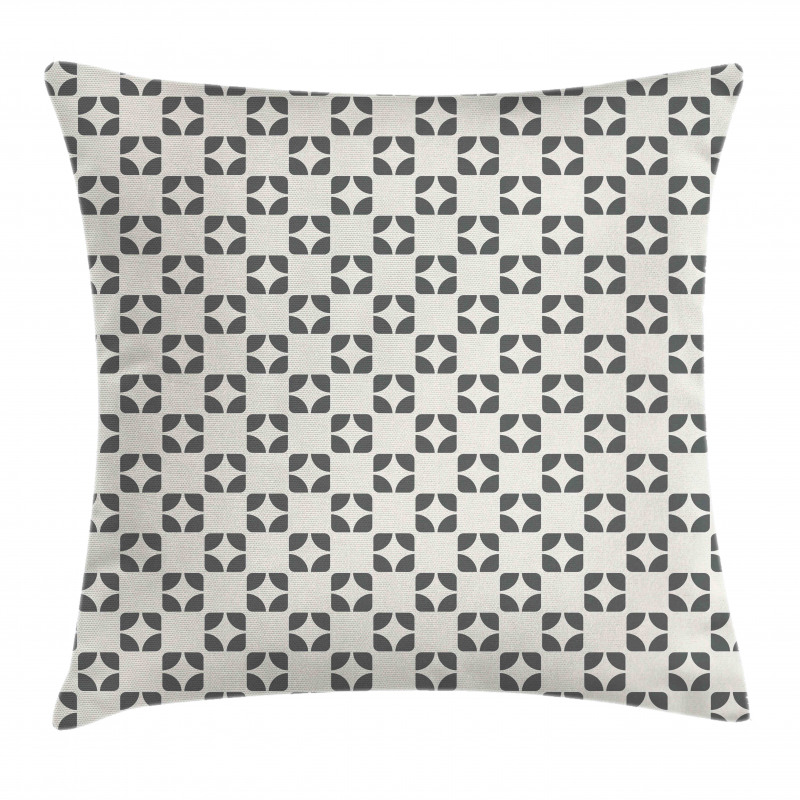 Retro Repeating Shapes Pillow Cover
