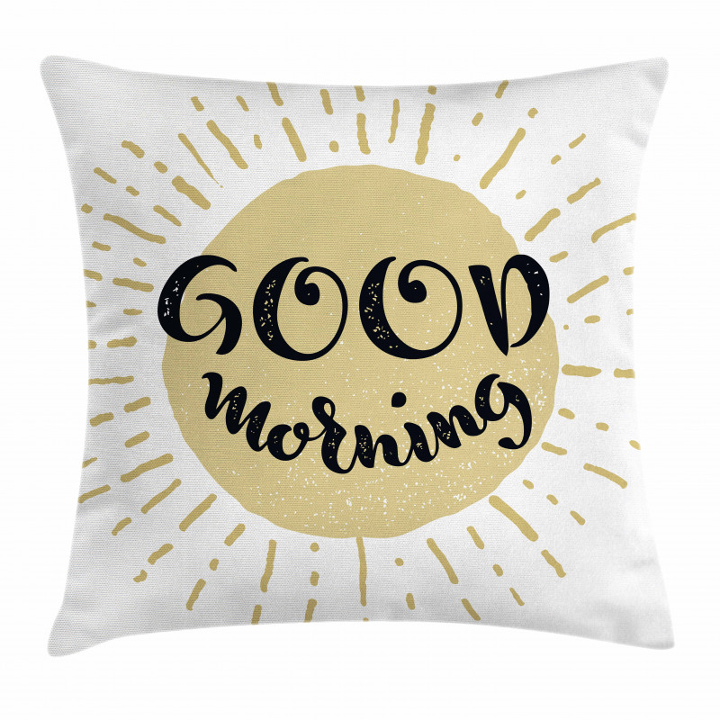 Cartoon Sun Pillow Cover