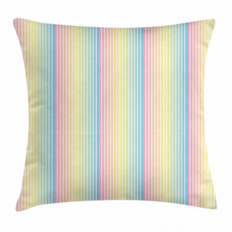 Blended Soft Pastel Color Pillow Cover