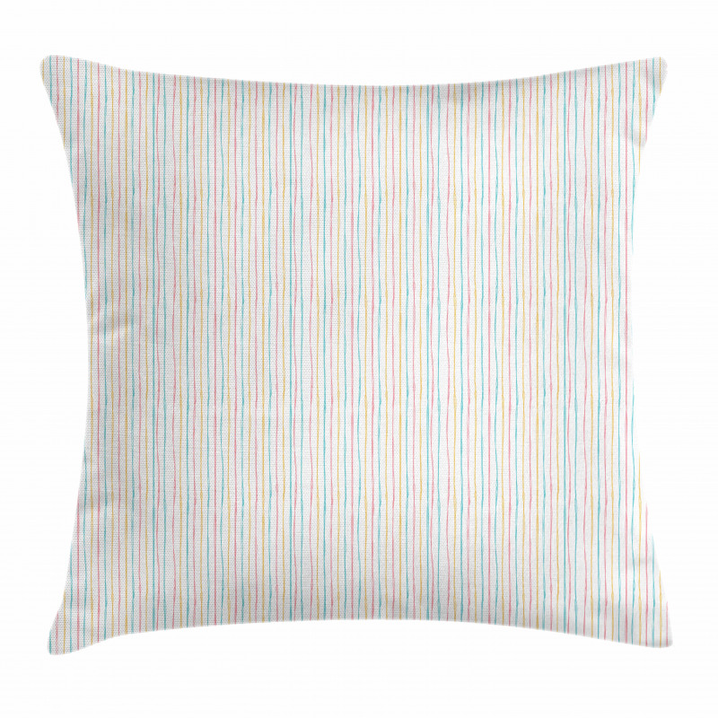 Pencil Drawn Fun Stripes Pillow Cover