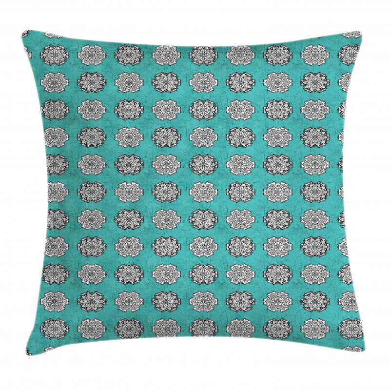 Medieval Floral Royal Pillow Cover
