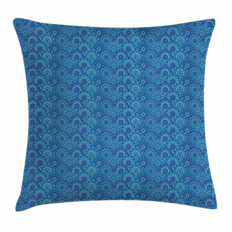 Curvy Hippie Scales Pillow Cover