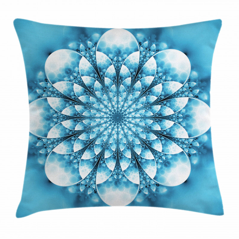 Abstract Exotic Flower Pillow Cover