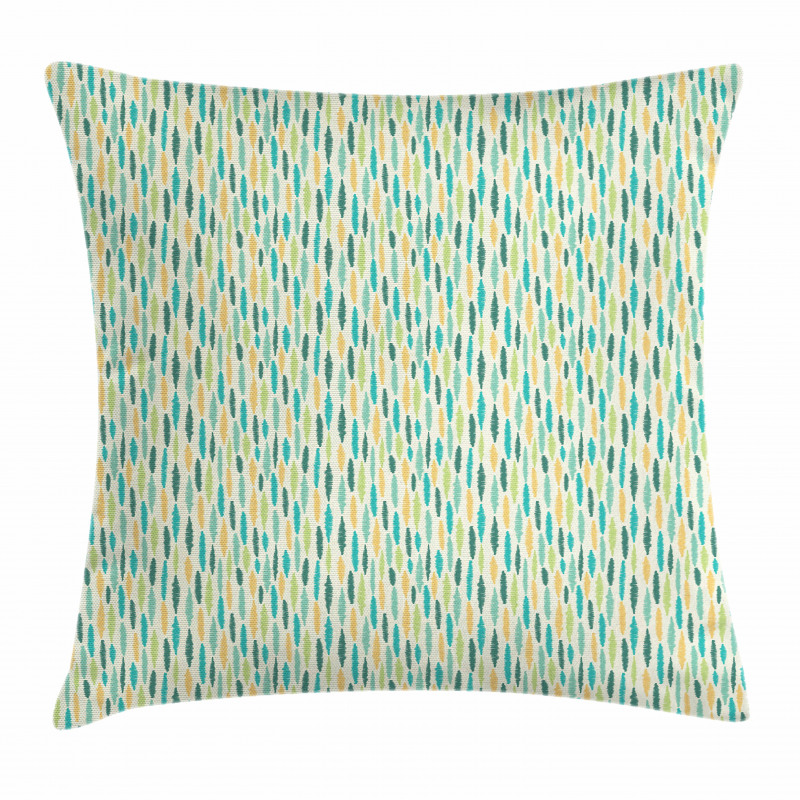 Crayon Effect Stripes Pillow Cover