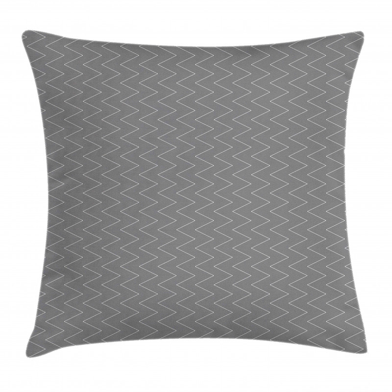 Black and White Zigzags Pillow Cover