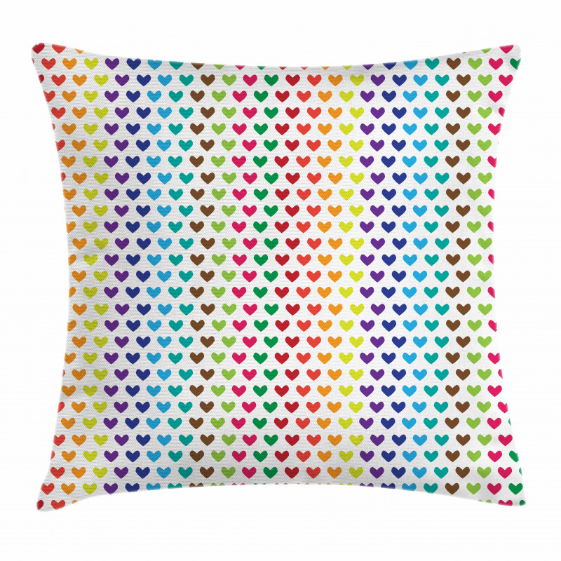 Valentines Day Pink Theme Pillow Cover