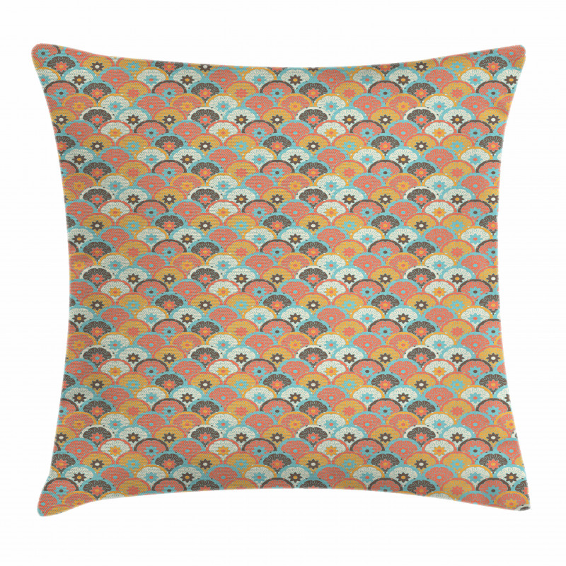 Middle Easter Tile Motif Pillow Cover