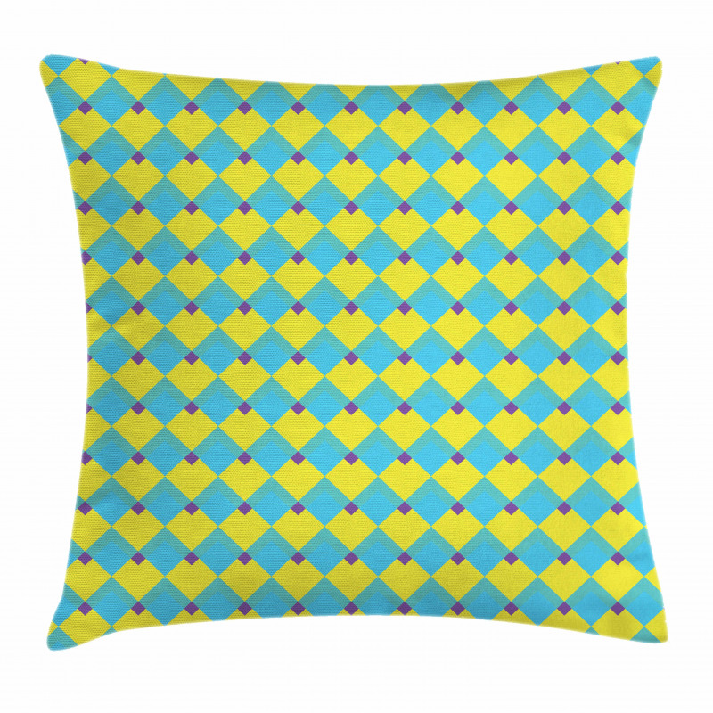 Geometric Rhombus Pattern Pillow Cover