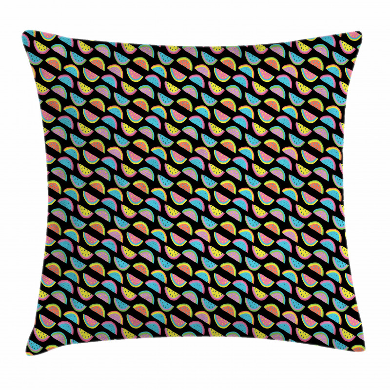 Illustration of Exotic Fruits Pillow Cover