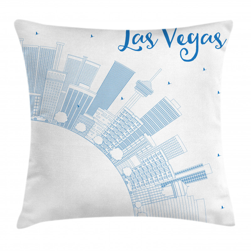 Buildings Urban City Love Pillow Cover