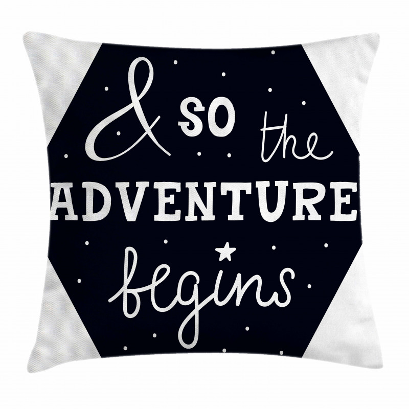 So the Adventure Begins Pillow Cover