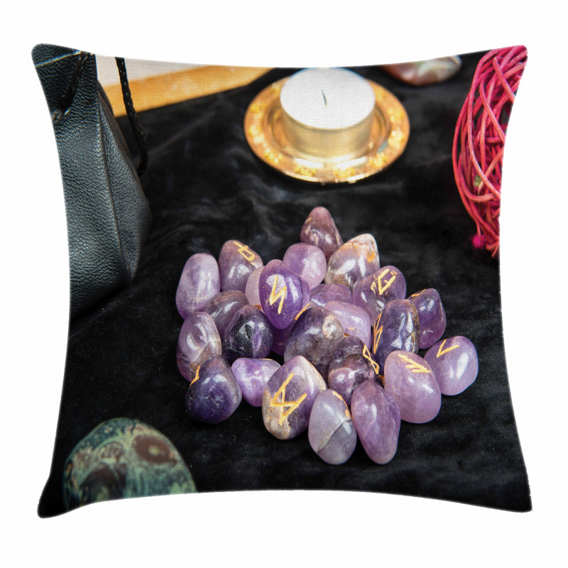 Futhark Attributes Pillow Cover