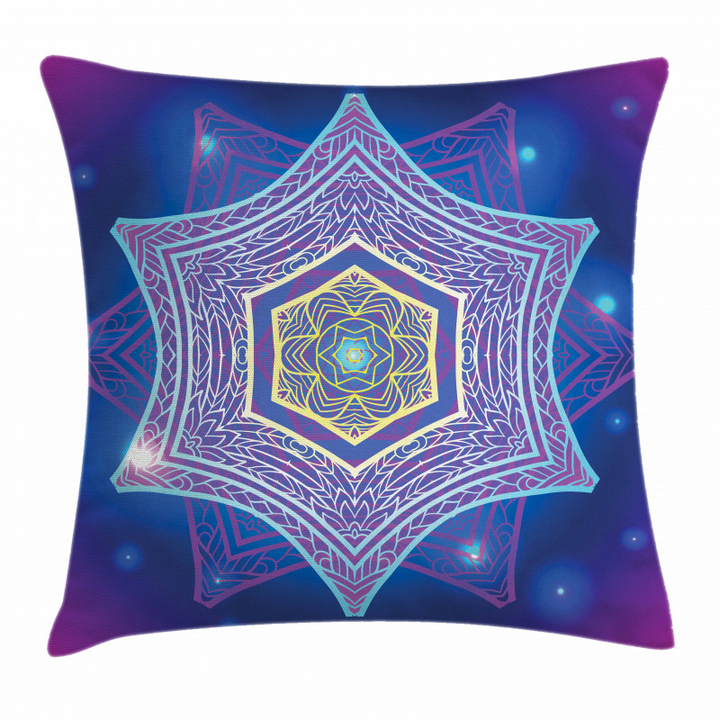 Hexagons and Stars Pillow Cover