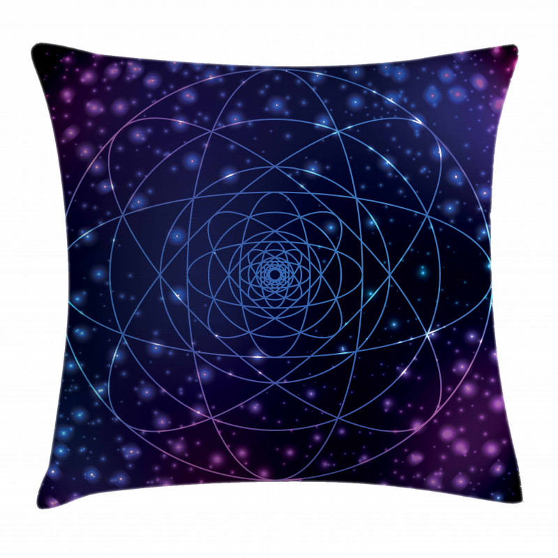 Outer Space Line Art Pillow Cover