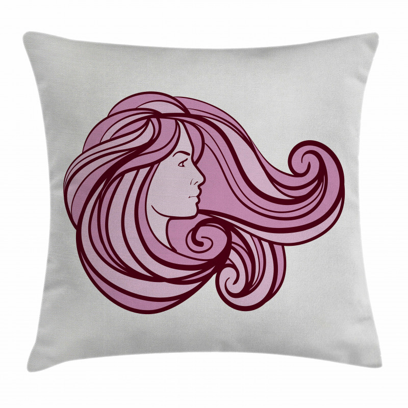 Indulgent Pinky Hair Pillow Cover