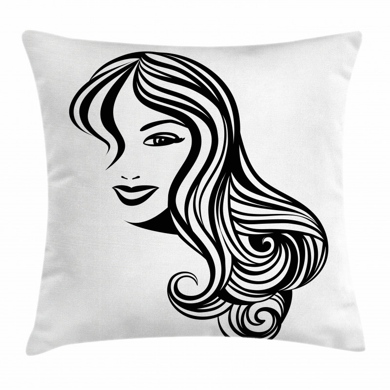 Women and Indulgent Hair Pillow Cover