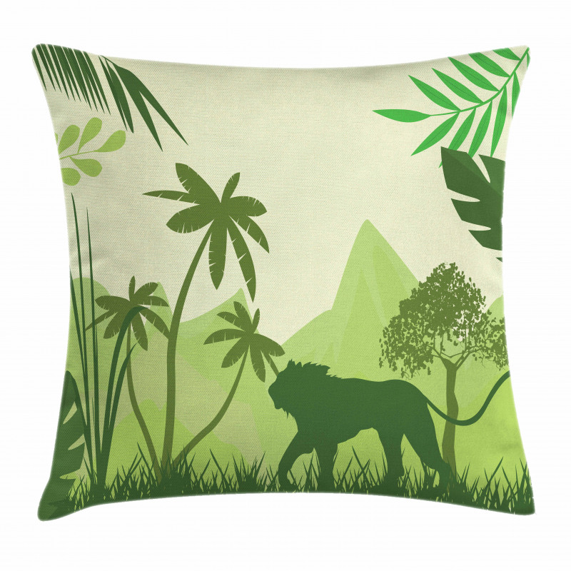 Savannah Flora Fauna Pillow Cover