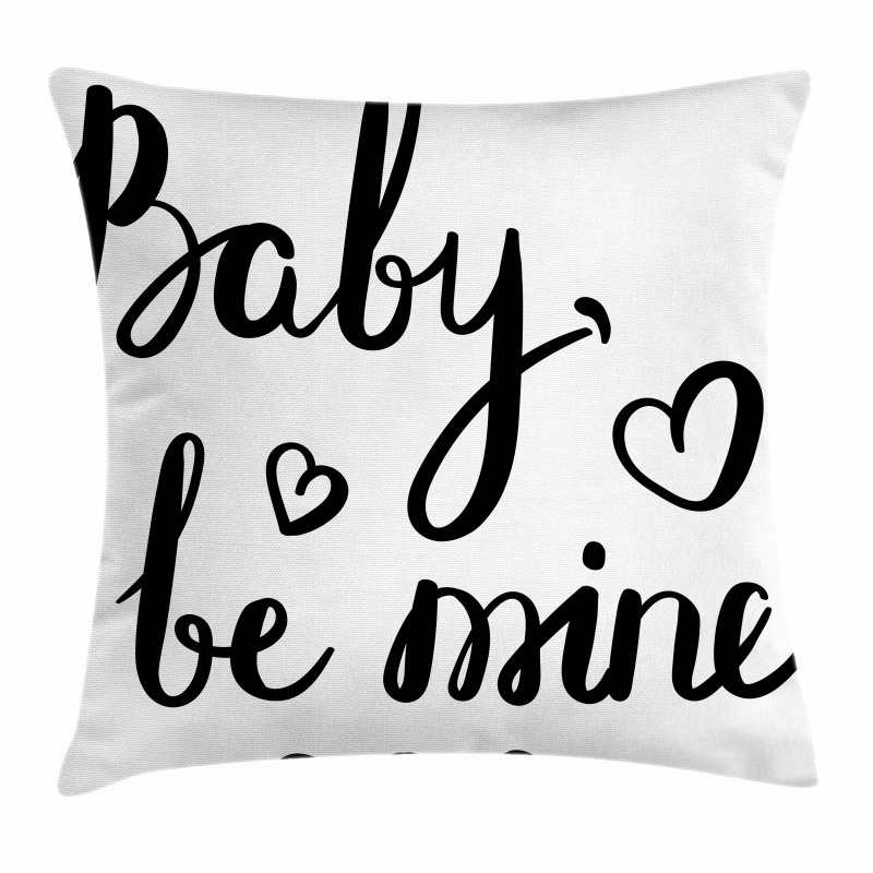 Modern Motivating Message Pillow Cover