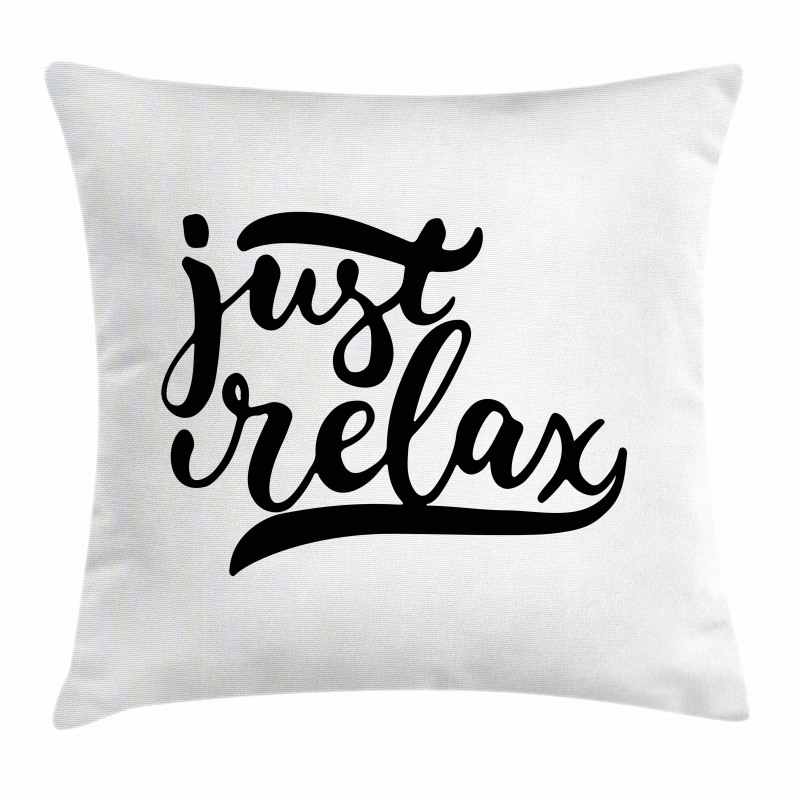 Minimalist Style Lettering Pillow Cover