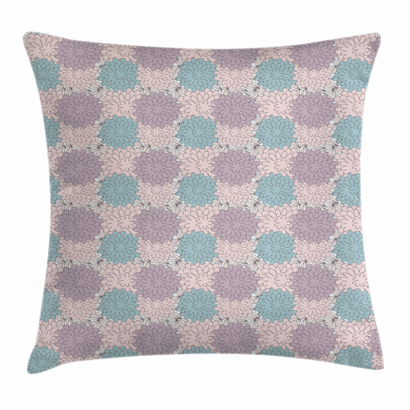 Multi Petal Chrysanthemum Pillow Cover