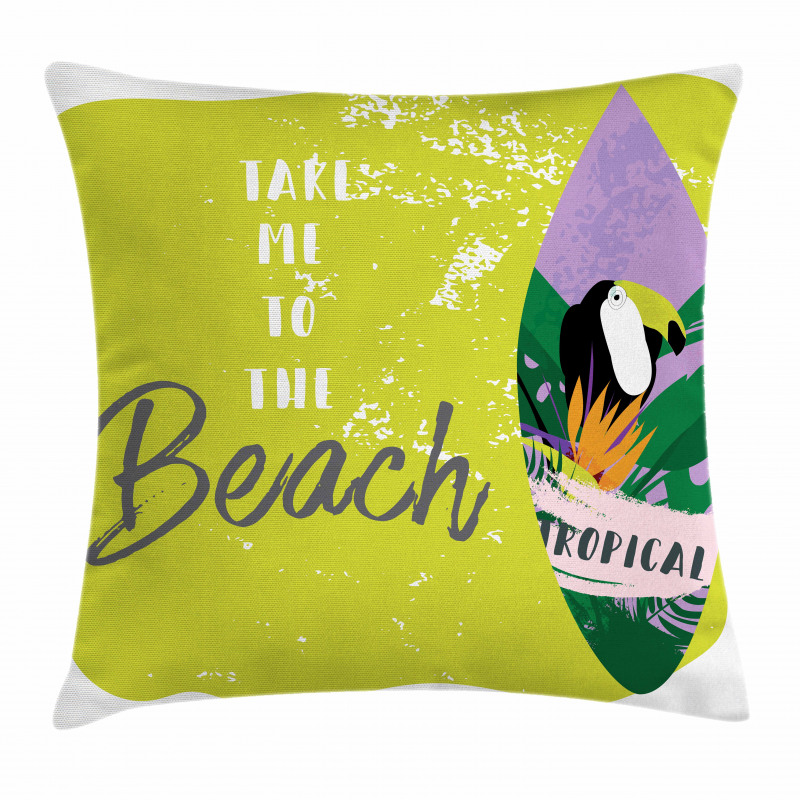 Take Me to the Beach Pillow Cover