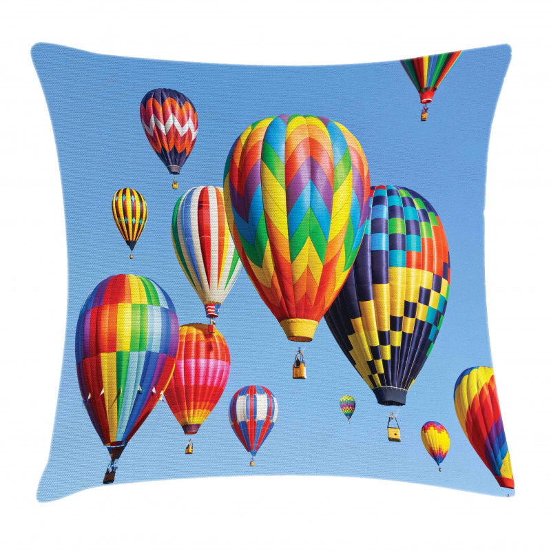 Colorful Air Travel Pillow Cover