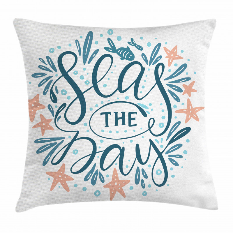 Seas Day Starfishes Pillow Cover