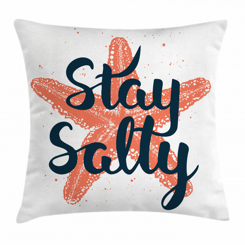 Stay Salty Starfish Pillow Cover