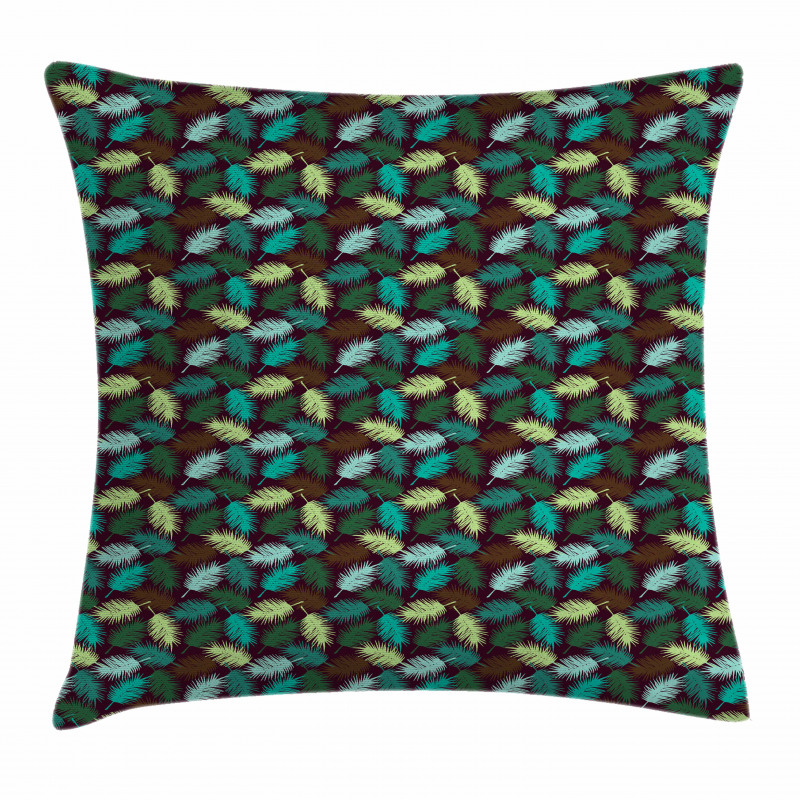 Exotic Torbay Palm Leaves Pillow Cover