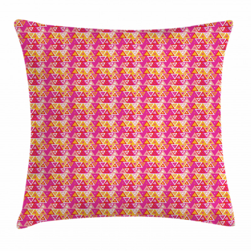 Abstract Triangle Pattern Pillow Cover
