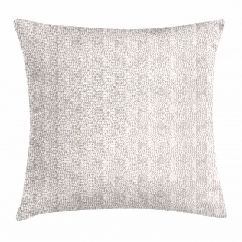 Concentric Rhombus Tile Pillow Cover
