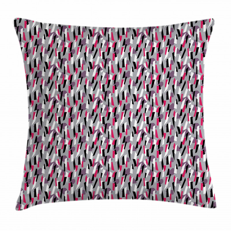 Colorful Trapezoid Stripes Pillow Cover