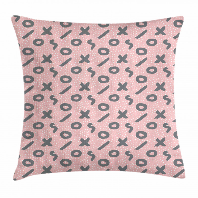 Snowy Backdrop Grafitti Pillow Cover