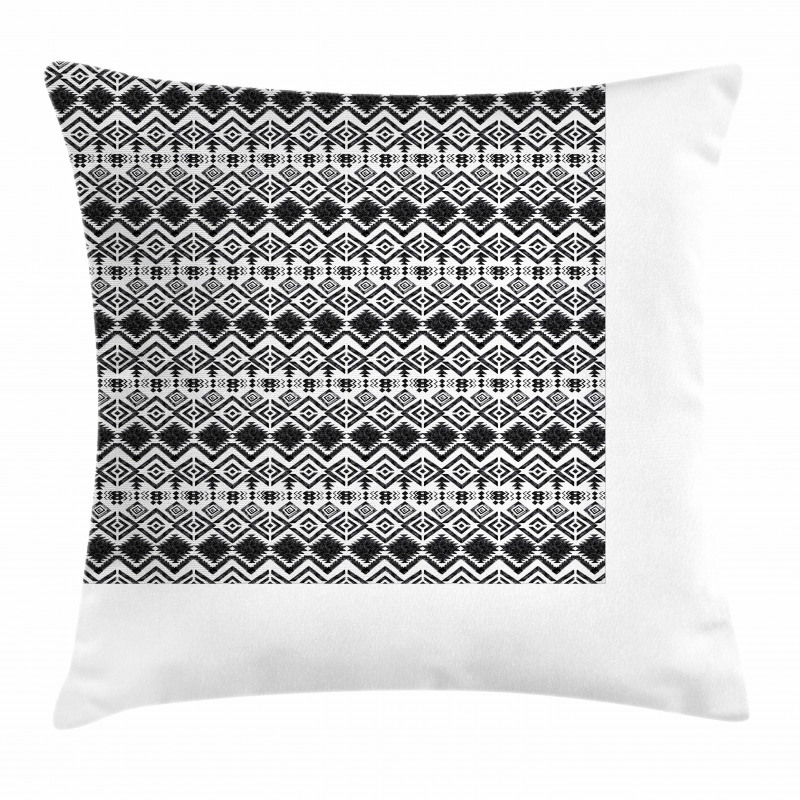Mexican Aztec Sketched Pillow Cover