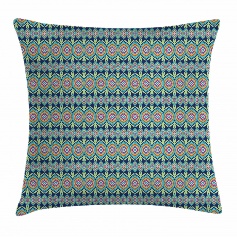 Abstract Colorful Shapes Pillow Cover