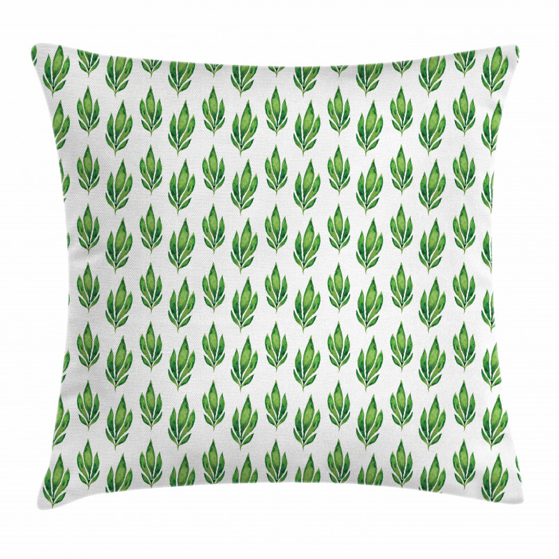 Watercolor Tropical Nature Pillow Cover