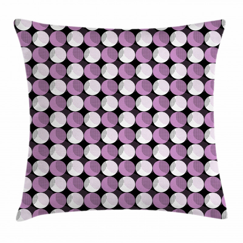 Circular Motifs Design Pillow Cover
