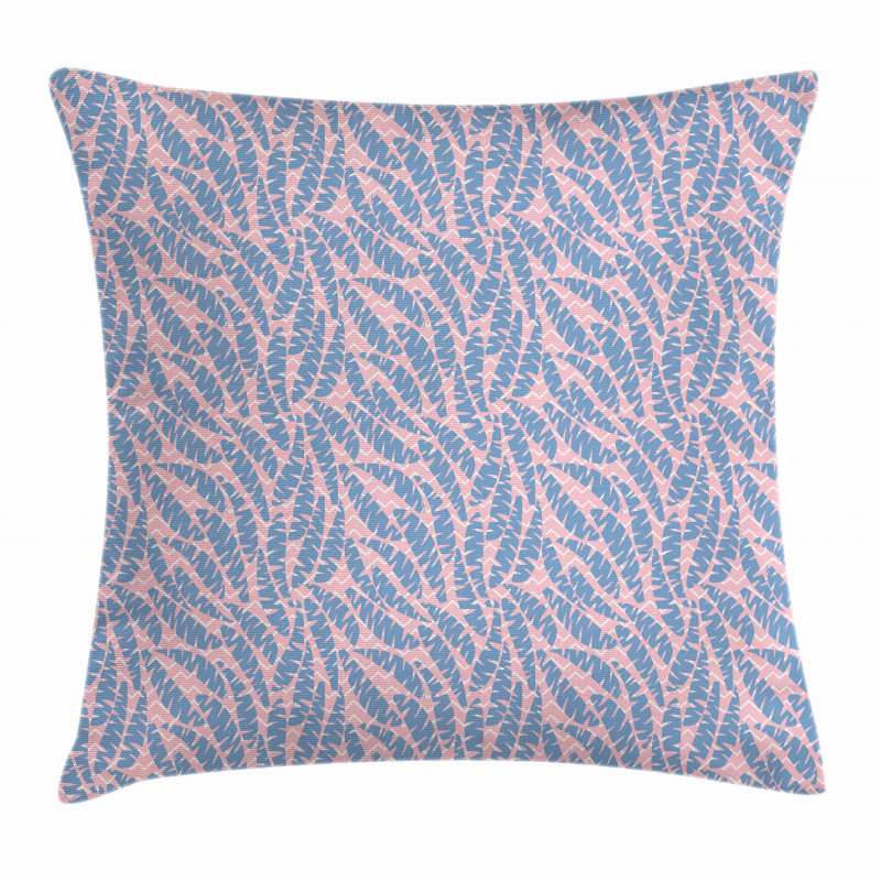 Angled Wavy Lines Background Pillow Cover