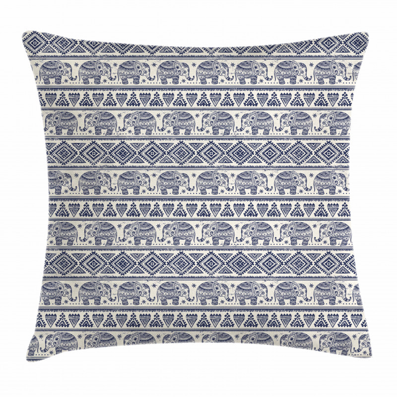 Ethnic Style Composition Pillow Cover