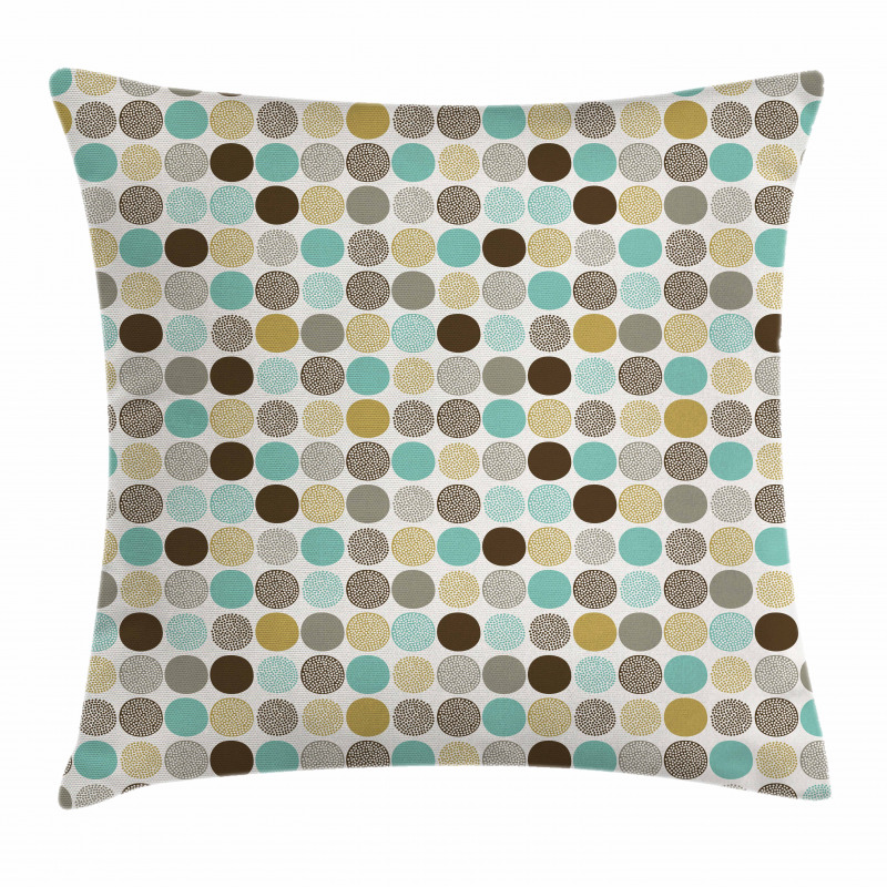 Abstract Dots Pattern Pillow Cover