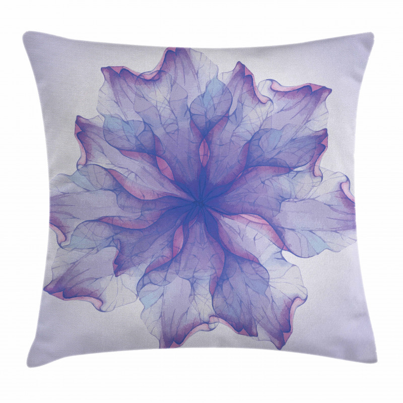 Blossoming Petals Pattern Pillow Cover