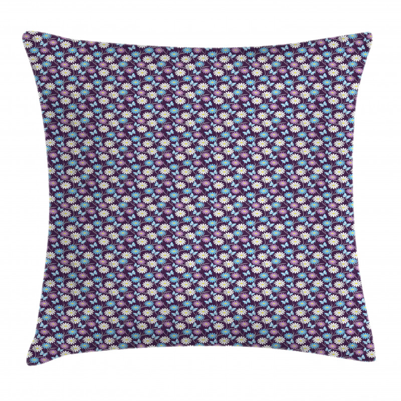 Summer Season Daisy Pattern Pillow Cover