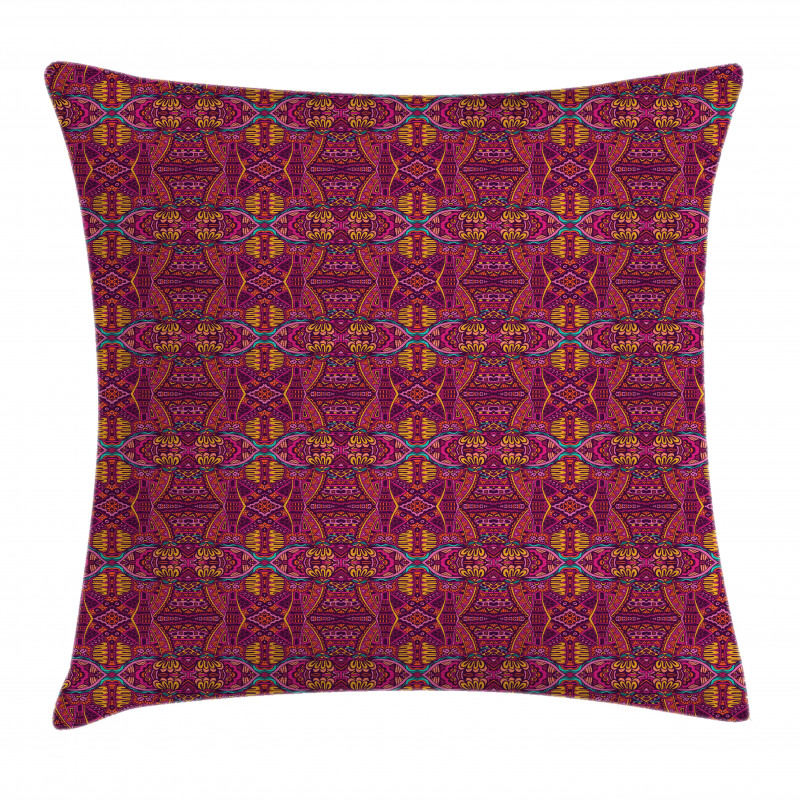 Psychedelic Ornamentation Pillow Cover