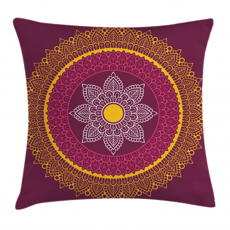 Ornamental Vintage Design Pillow Cover